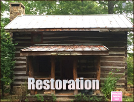 Historic Log Cabin Restoration  Lapine, Alabama